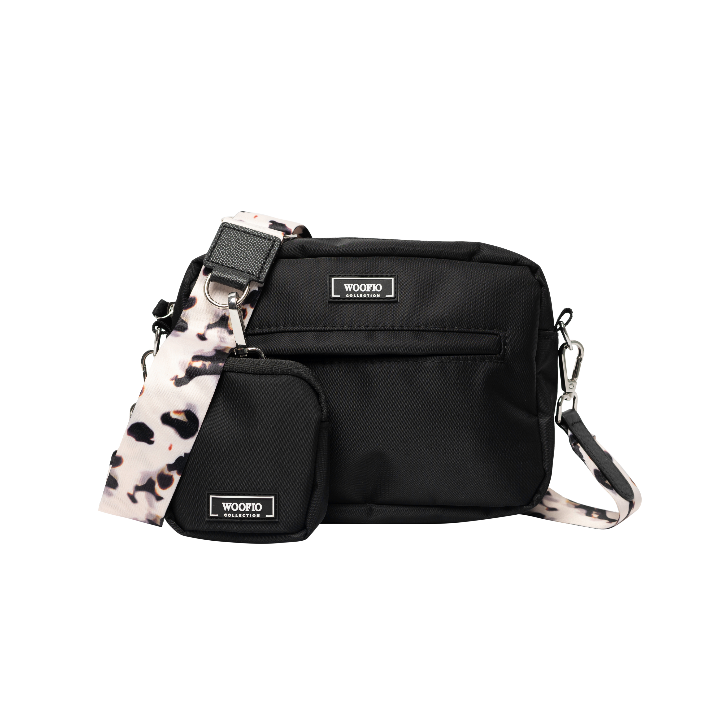 Dog Walking Bag - Black Print