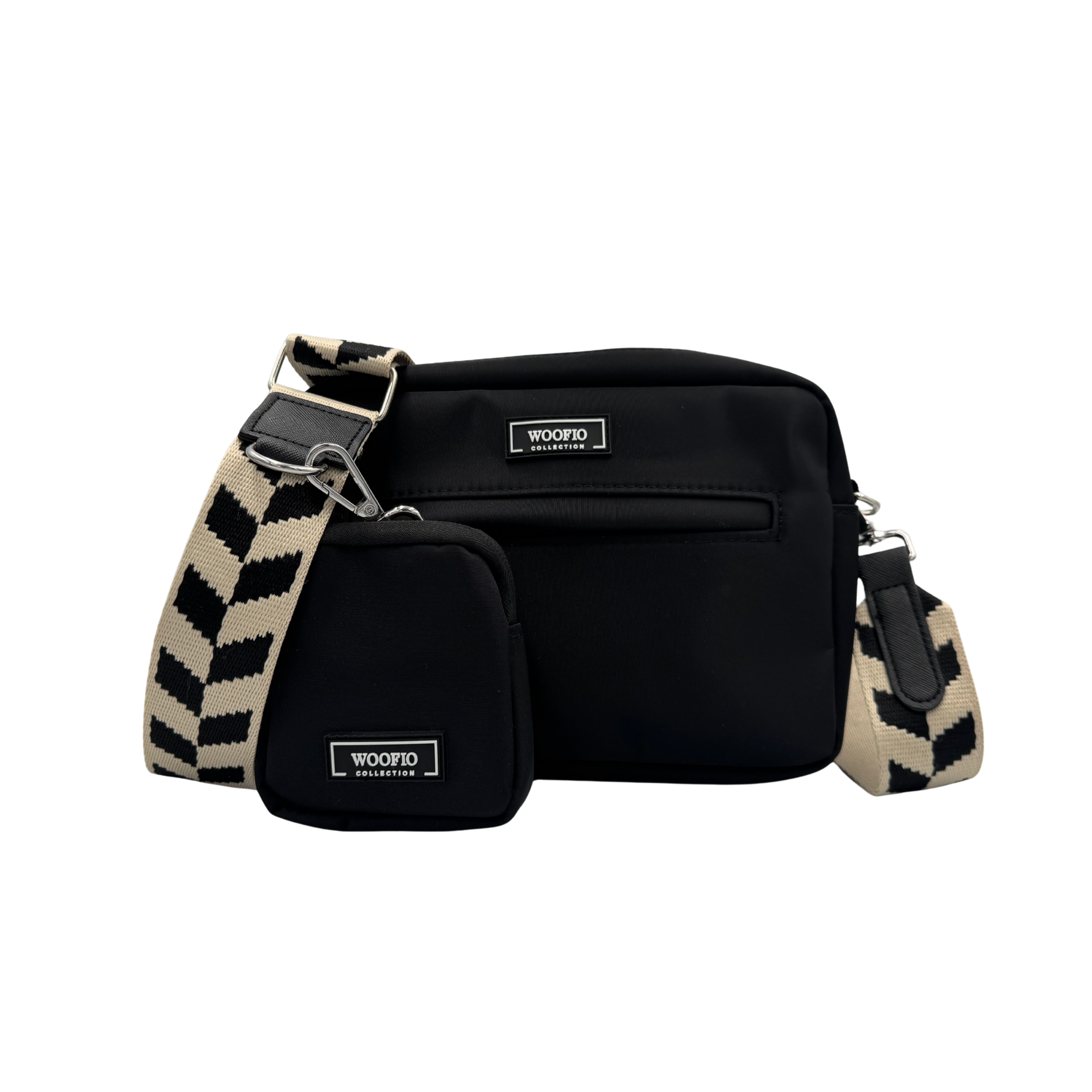 Dog Walking Bag - Black Bowie