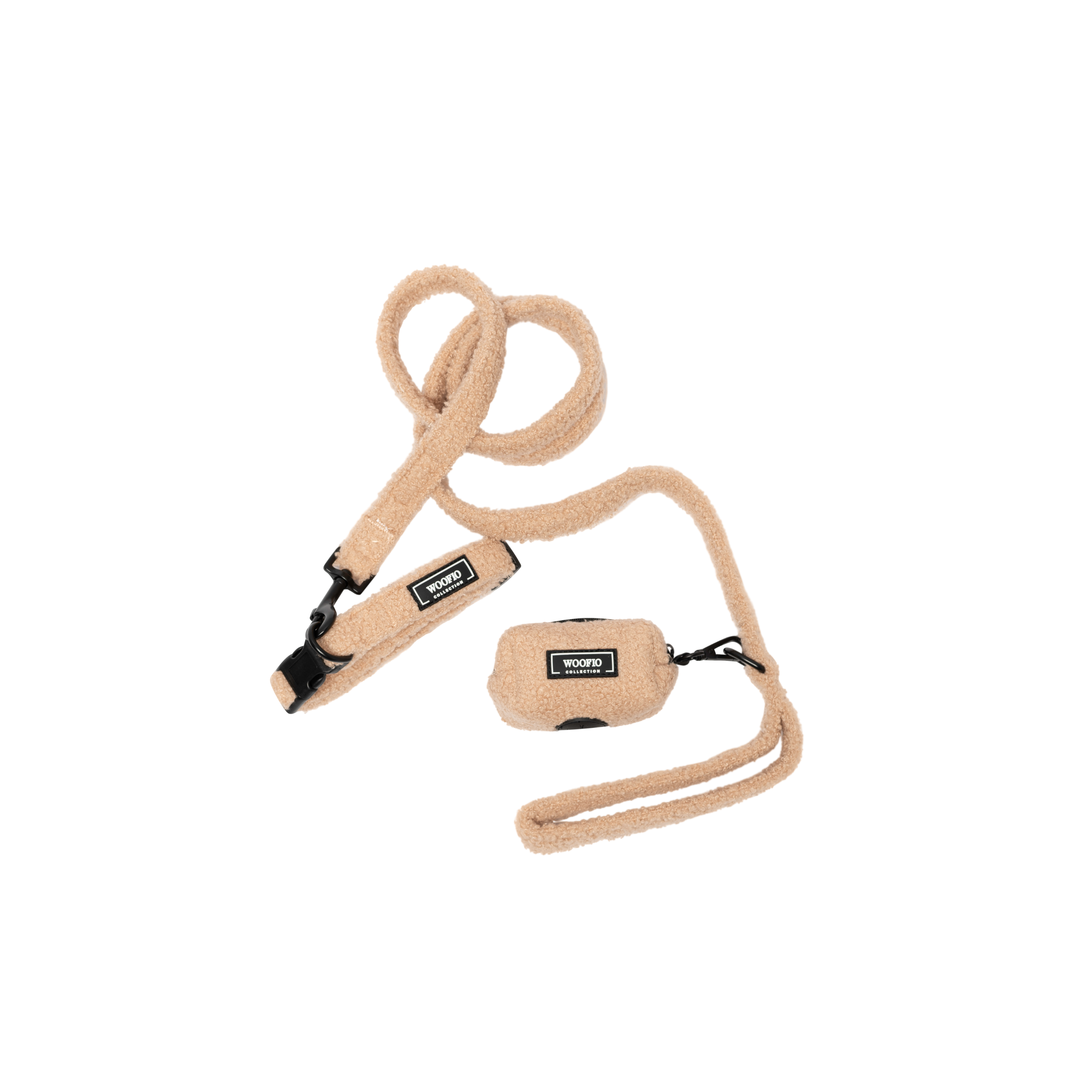 Teddy Set - Collar, Leash & Poop Bag