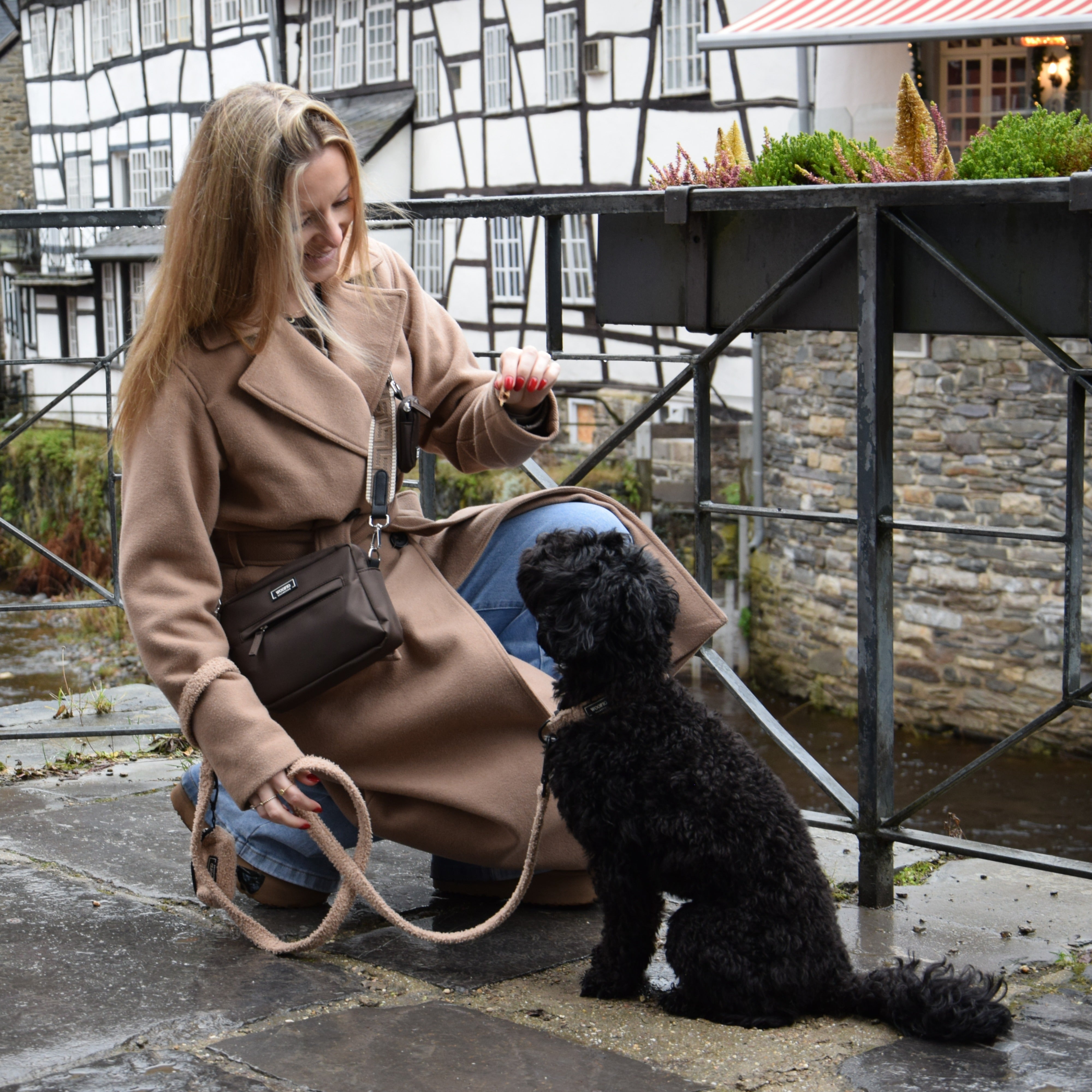 Dog Walking Bag - Choco Brown