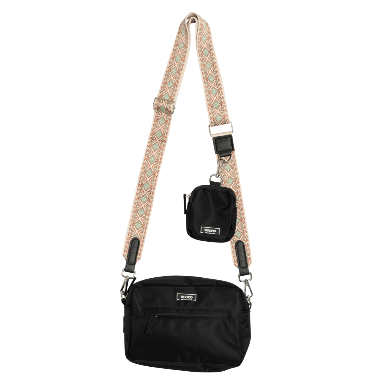 Dog Walking Bag - Black Ibiza