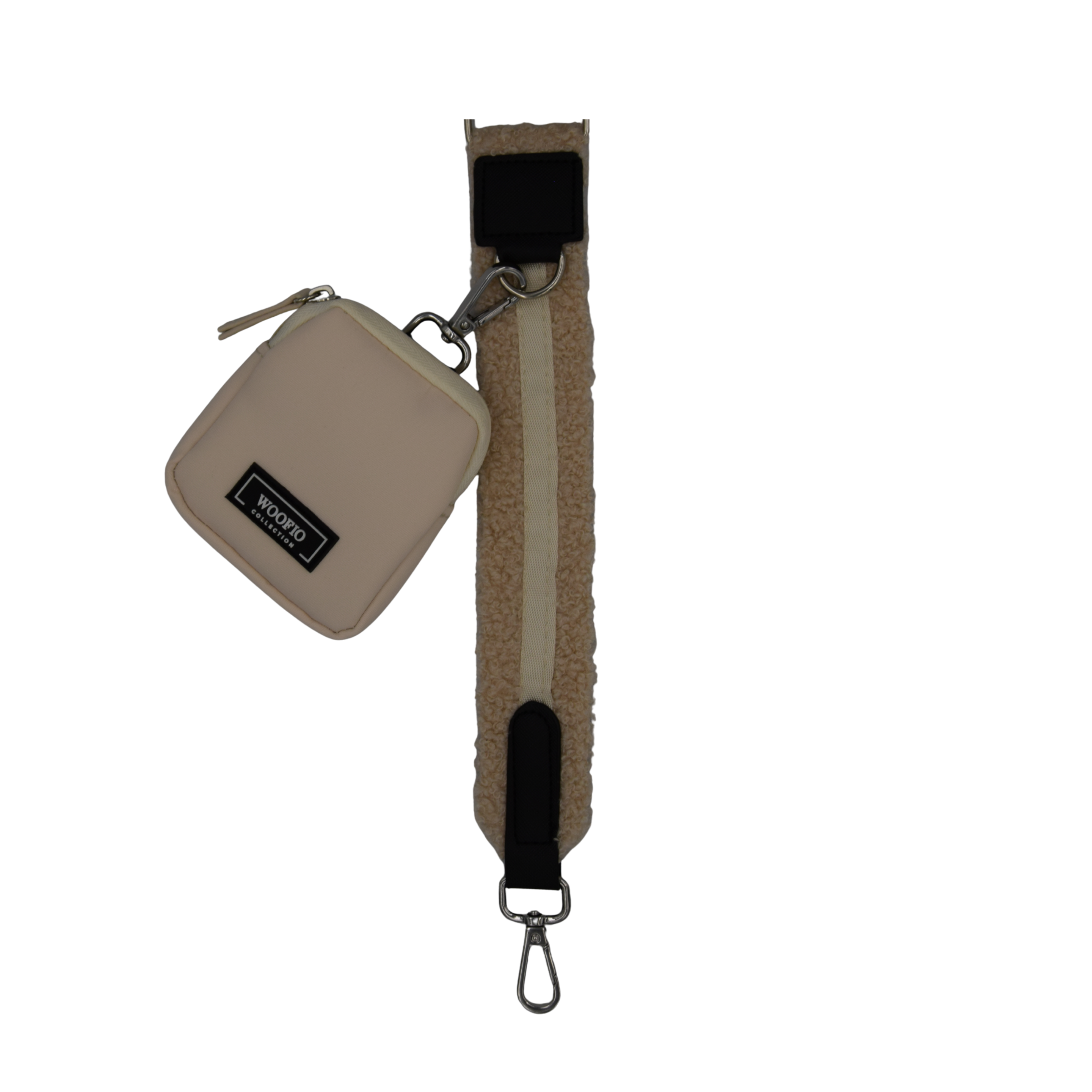Dog Walking Bag - Beige Teddy