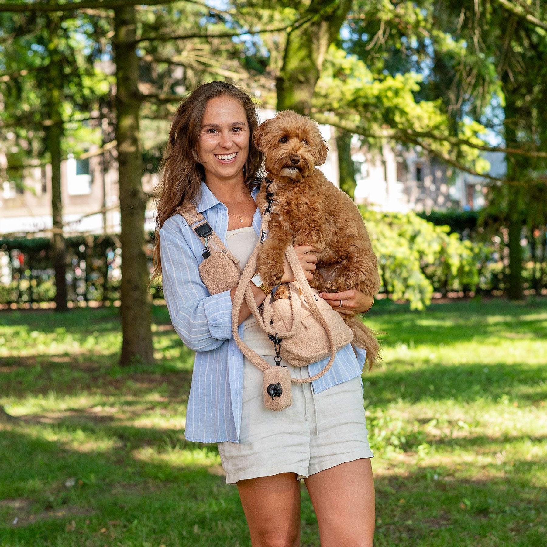 Dog Walking Bag - Full Teddy & Set Teddy